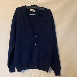 Vintage L L Bean wool cardigan